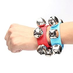 POPLAY Jingle Bells,12 PCS Kids Musical Instruments