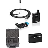 Sennheiser AVX Camera-Mountable Lavalier Digital Wireless Set (ME2 Lavalier) Bundle with SKB Waterproof Case and BA20 Recharging Battery Pack