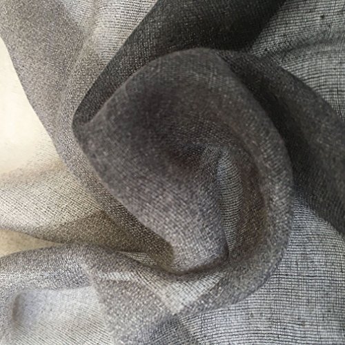 GERINLY Lightweight Scarves: Fashion Lace Print Shawl Wrap For Women (DarkGrey+LightPink)