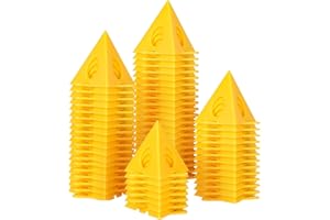 FDKJEJC 36pcs Paint Triangle Stands，Painters Pyramid Stands，Paint Stands for Painting，Mini Cone Paint Stands for Cabinet and Door Risers Support