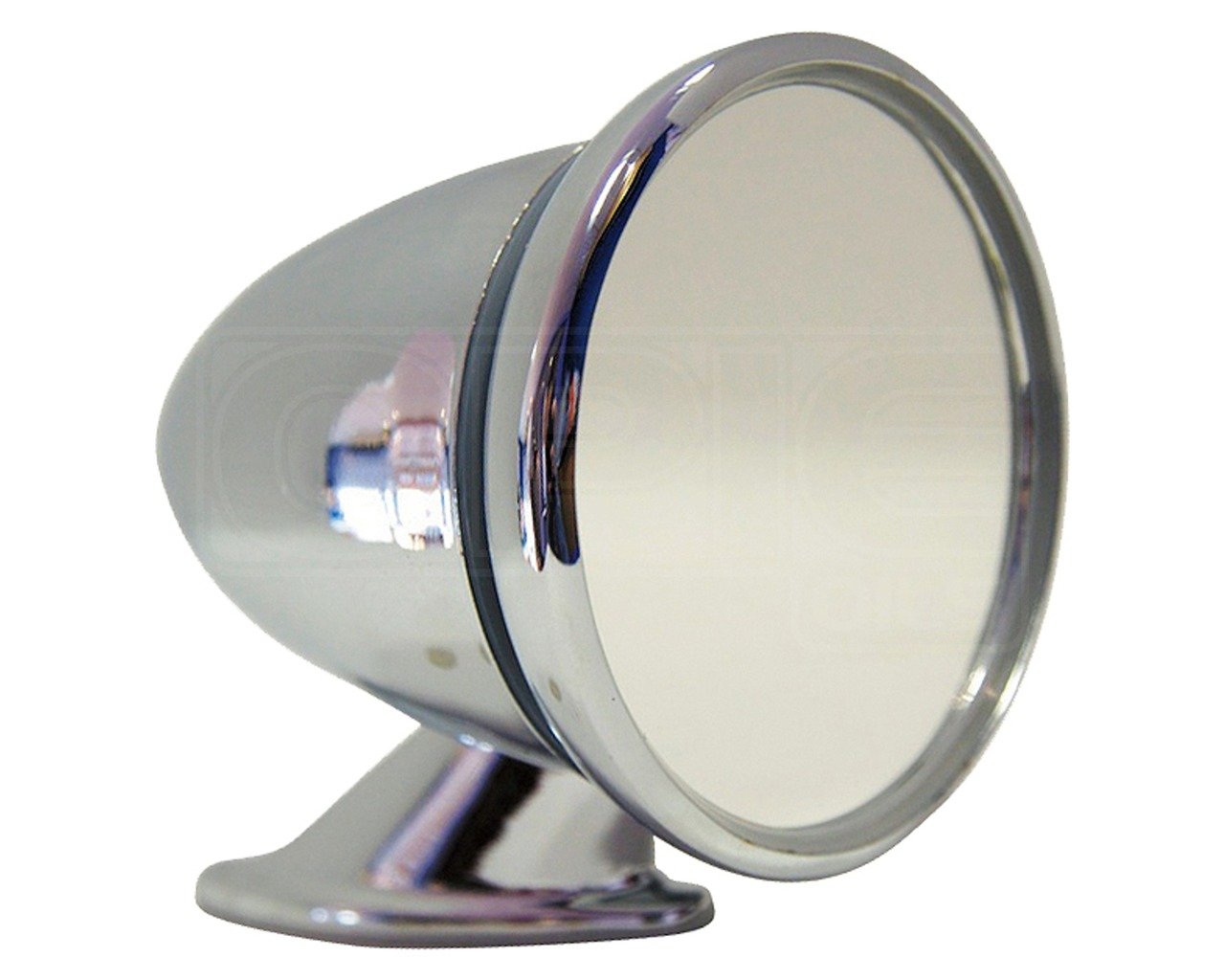 Mountney CMF Chrome Classic Bullet Mirror Flat Glass