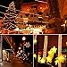 Lalapao Christmas Rope Lights 120 LED Battery Operated Fairy String Lights Waterproof Outdoor lights decorations Timer Decor for Indoor Garden Patio Lawn Holiday Bedroom Wedding Party (Warm White)