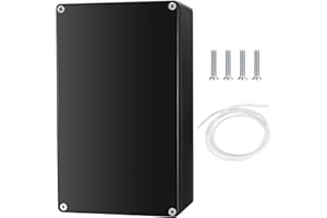QIWUHAI Project Box, ABS Plastic Project Boxes for Electronics, IP65 Waterproof Junction Box, Electronic Project Case Enclosure Box for DIY Electrical Project for DIY Electrical Project - 7.87 x4.72 x2.95