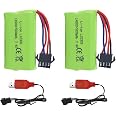 Batteria 7.4V 500mAh SM-4P Con Cavo USB Per Auto RC EC16, DE85, M416