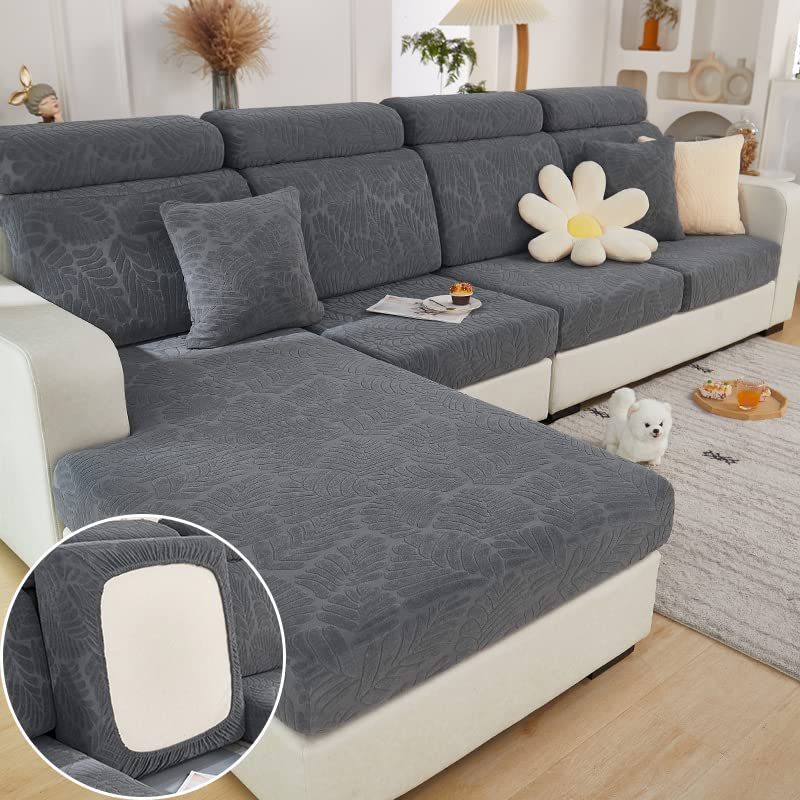 MINGPINHUIUS Sofa Seat, Cushion Cover, Stretch Sofa Cover, Universal Elastic Sofa Seat Cover, Non-Slip Sofa Cover Protective Cover for Sofa Cushion L-Shaped Chaise Lounge Furniture Protection
