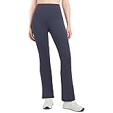 Danskin Womens Satin Stitch Flare Leg Yoga Pants