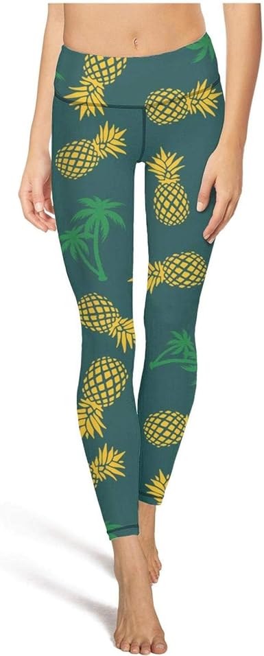 palm tree workout leggings