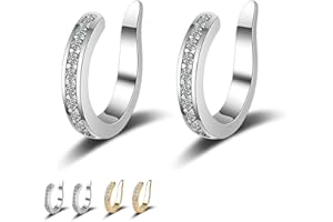 Dihcar Ear Corrector, Gold & Silver Ear Clip, Ear Corrector Clip for Women and Men, Secure & Gentle Hold (Silver)