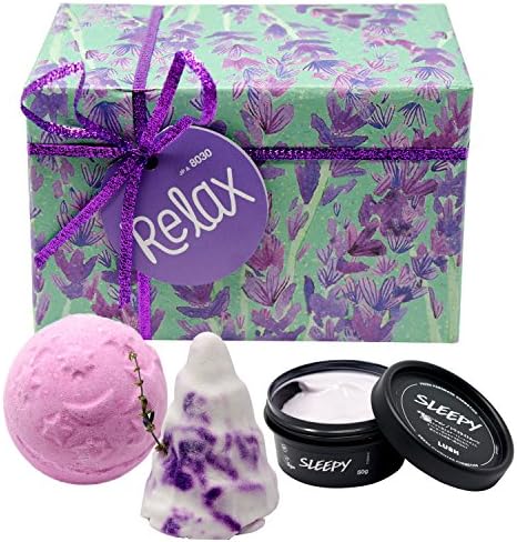 (ラッシュ) LUSH リラックス Relax ギフトセット ショップバッグ付き 入浴剤 ボディローション セット