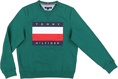 tommy hilfiger mens pullover big flag sweater