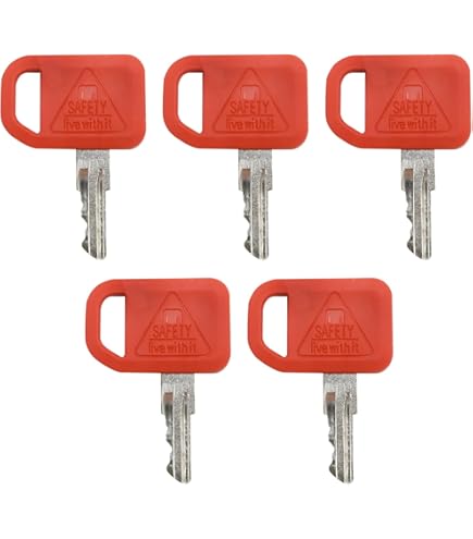 Key☆ 5 PCS Excavator Ignition starter key H800, suitable for