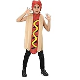 Leadtex Children's Hot Dog Costume-Funny Halloween Costumes,Size Standard 6-10years.