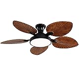 Tropical Ceiling Fans with Lights and Remote,46