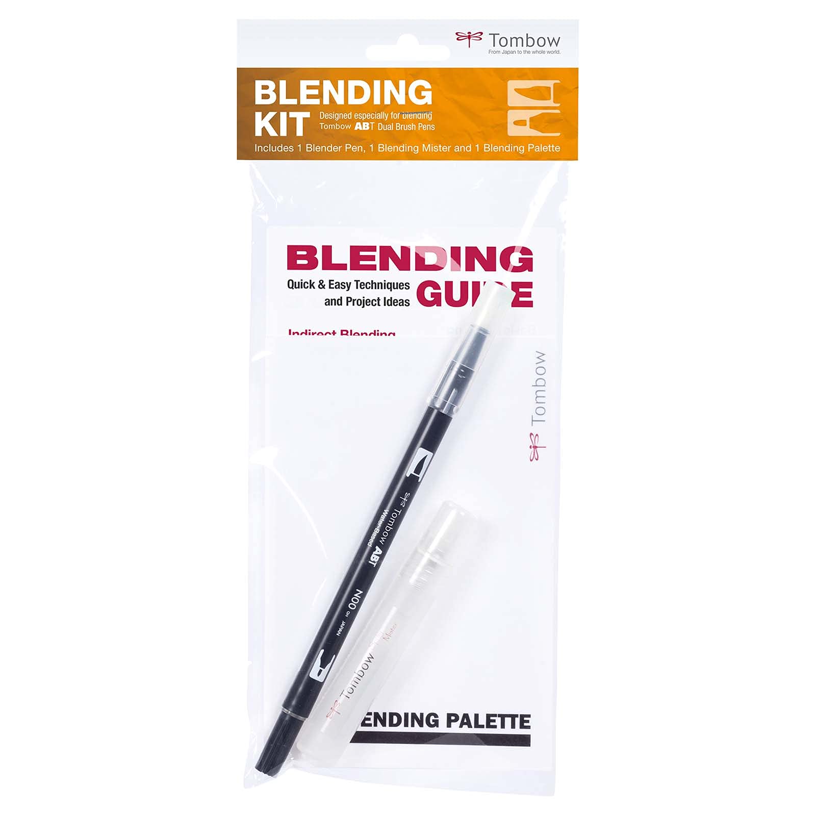 Tombow 56180 4-in-1 Blending Kit for Water Based Brush Pen