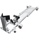 The USA Trailer Store Talon Motorcycle Garage Dolly, Adjustable Bike Mover | Adjustable motorcycle garage dolly with wheel chock, heavy-duty aluminum &amp; steel build, 1300 lb Load Capacity bike mover