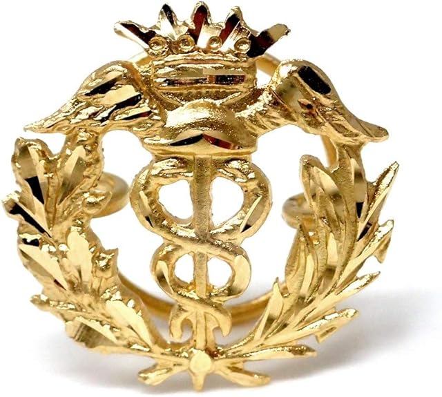 Insignia Profesional Comercio Oro 18K Escudo Pin Solapa 16mm Amazon