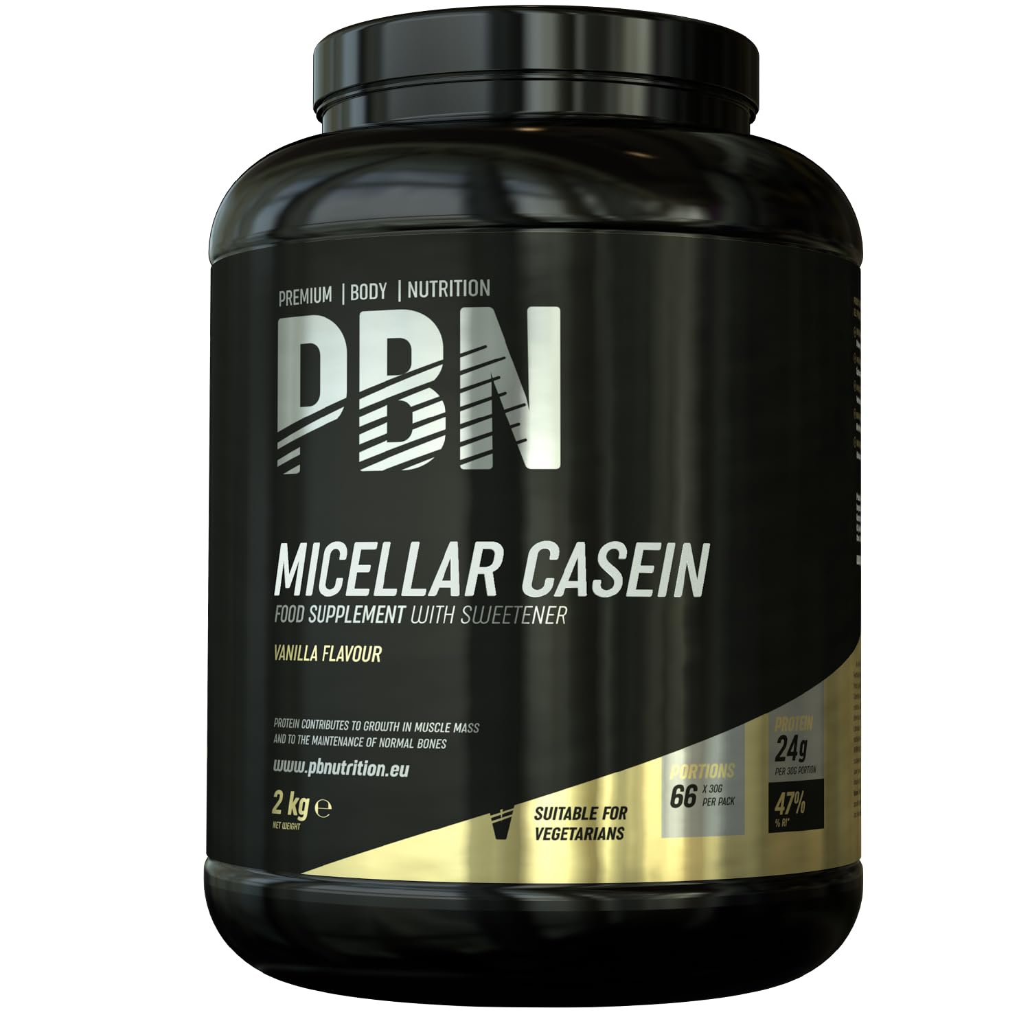 PBN - Premium Body Nutrition Micellar Casein 2kg Vanilla