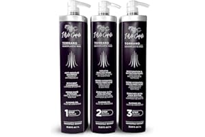 I Belli Capelli Torrano Nanoplastia Max Permanent Keratin Hair Treatment Kit Brazilian Straightening for Smooth, Shiny & Friz