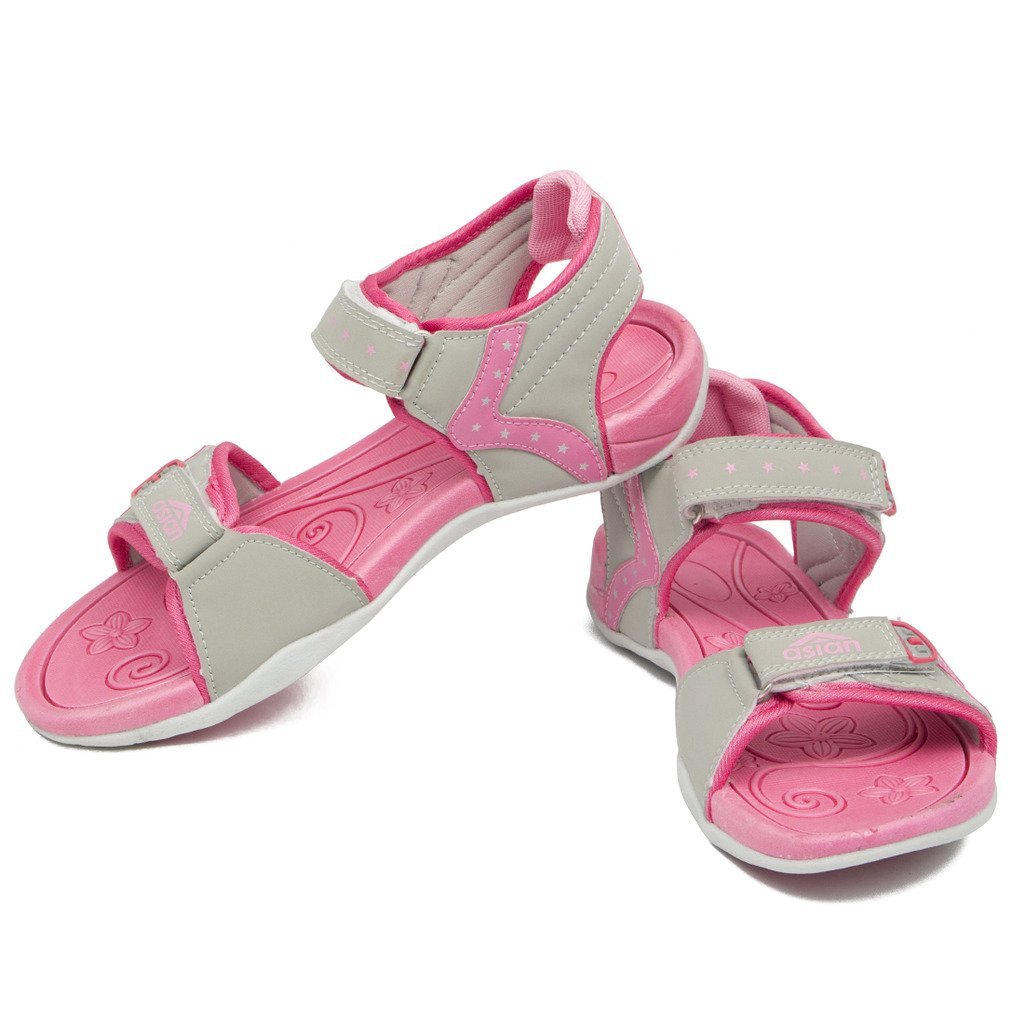 asian shoes ladies affair 01 light grey pink sandal