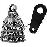 Dream Apparel Motorcycle Bell Guardian Angel Drive Away Gremlin, Biker Bell for Men Women Rider Riding, Good Luck Gift