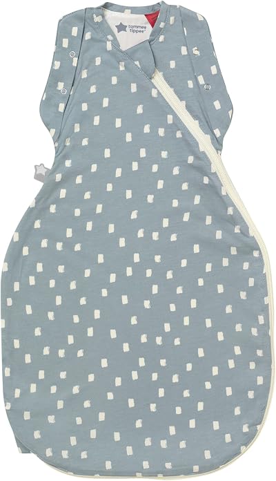Tommee Tippee Swaddle Bag Luxe 0-3m 2.5 Tog Navy Speckles Sleep Bag