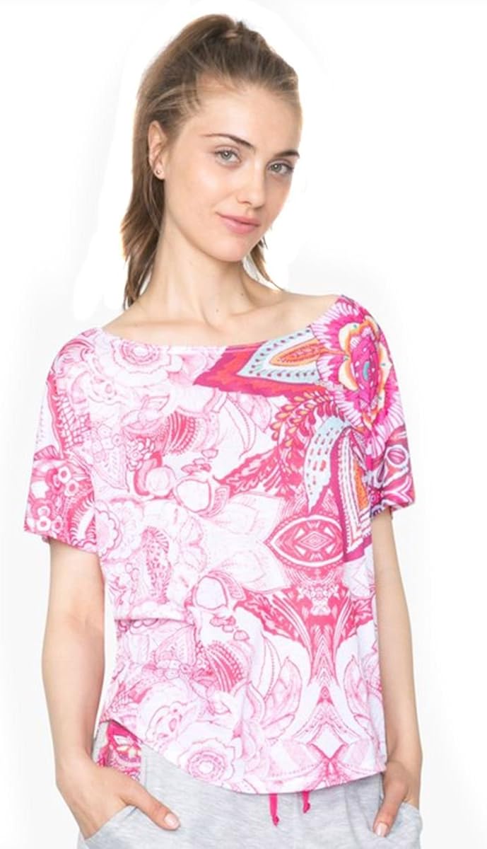 Desigual Arancione Viscosa Women Shirt