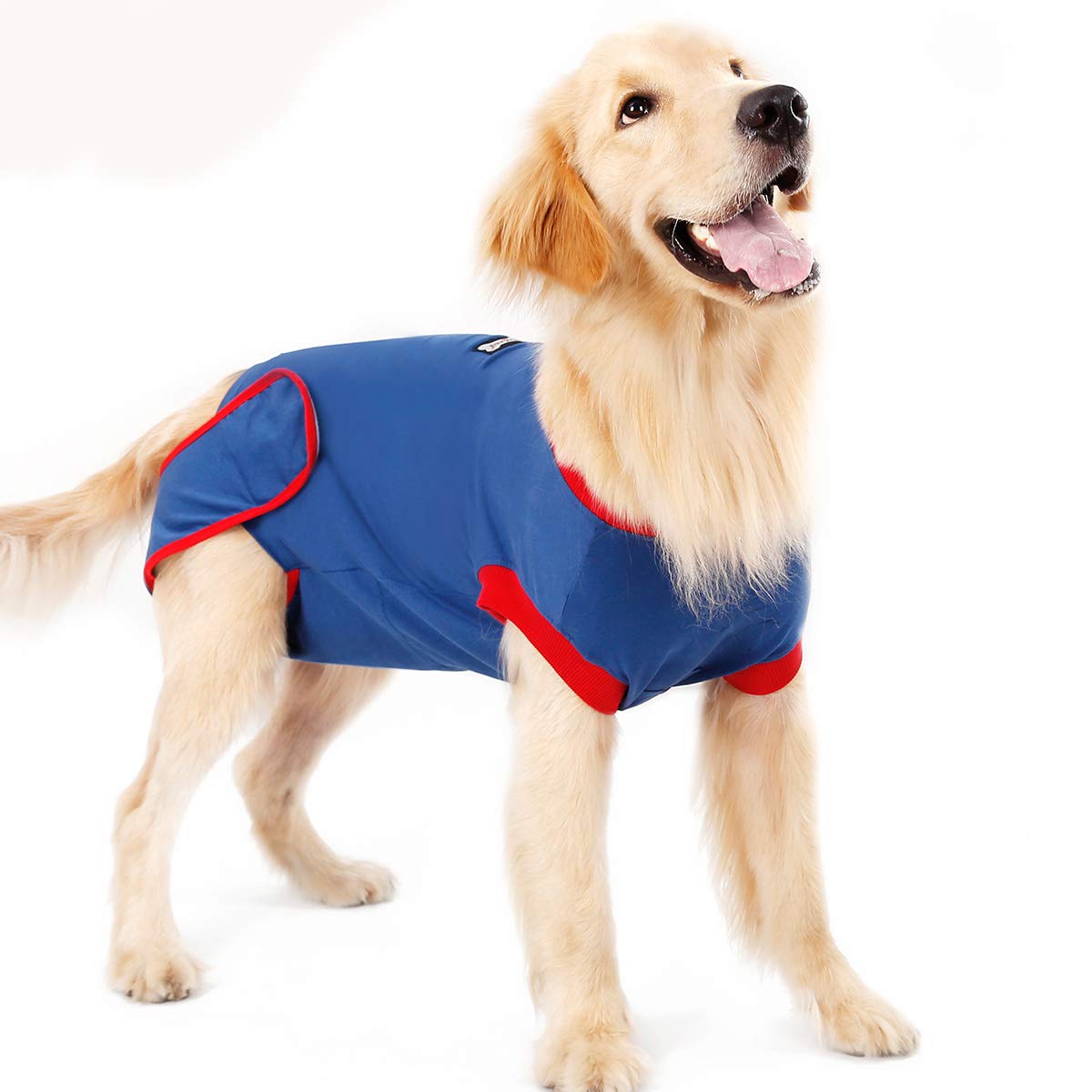 Dog Surgery Recovery Suits,Soft Elastic Cotton Pet Cat Recovery Jackets Vest After Surgery Clothing After Surgery Wear Anti Licking Wounds (XX-Large)