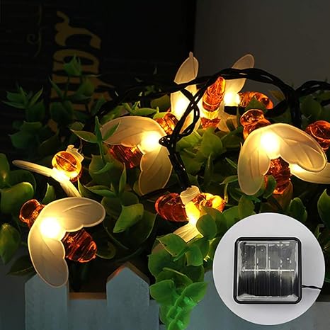 YGD Cadena De LED Solar De Halloween, Cadena De Decoración De Halloween