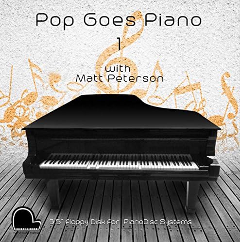 Pop Goes Piano 1 - PianoDisc Compatible Player Piano Music on 3.5" DD 720k Floppy Disk