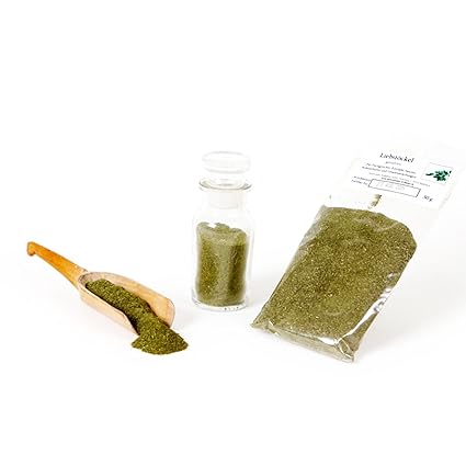Liebstöckel gemahlen, Liebstöckel Pulver, Liebstöckel getrocknet, Liebstock Blätter, Liebstöckel Gewürz, Maggikraut Gewürz, L