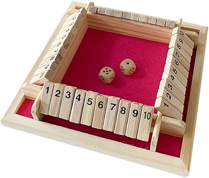 Lixada Juego de Mmesa de Dados de Caja Cerrada,Juego de Dados ...