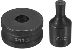 HARFINGTON Hydraulic Hole Punch Die Φ11.5mm Round Hole 40Cr Steel Electric Punching Kit for CH70 Electric Punching Machine, B