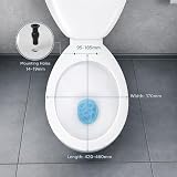 MASS DYNAMIC Soft-Close Toilet Seat Premium Urea Formaldehyde White view 2