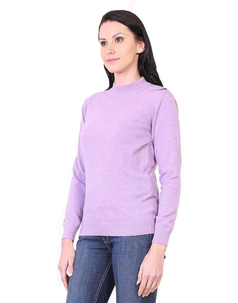 kalt women's turtle neck full sleeve extra fine cotton sweater