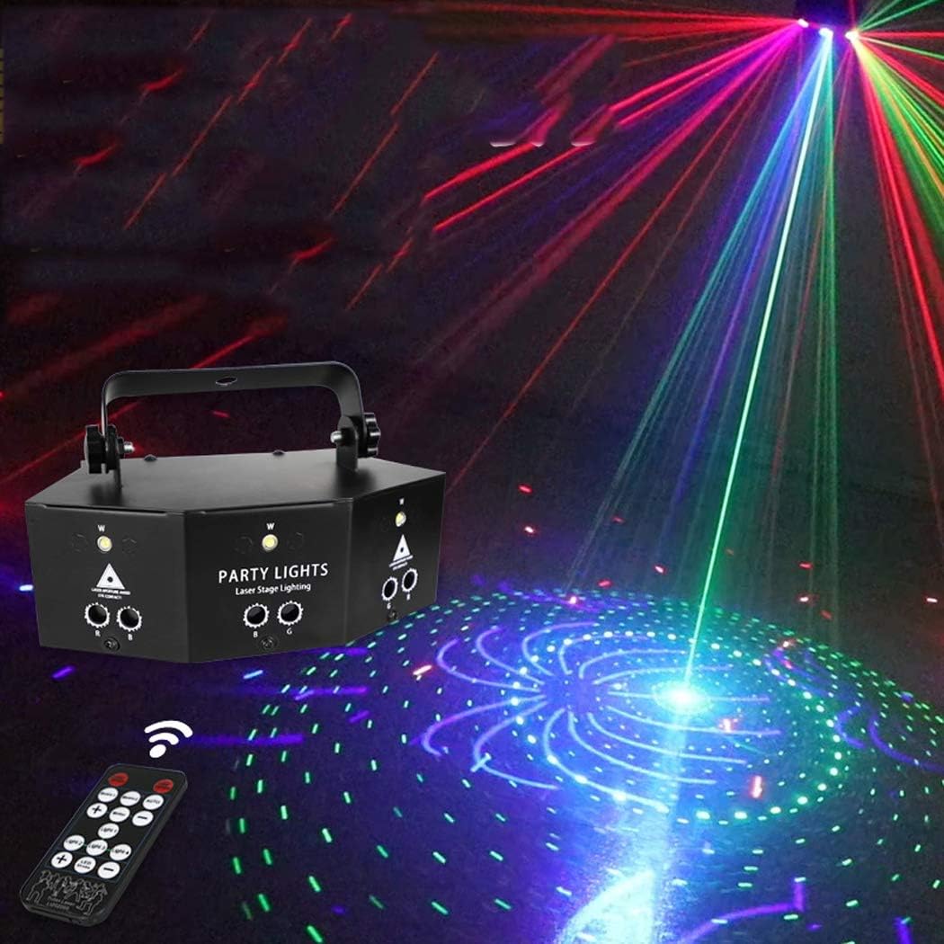 QCKDQ Dj Disco Lights Party Lights Club Bar Strobe Stage Light Sound