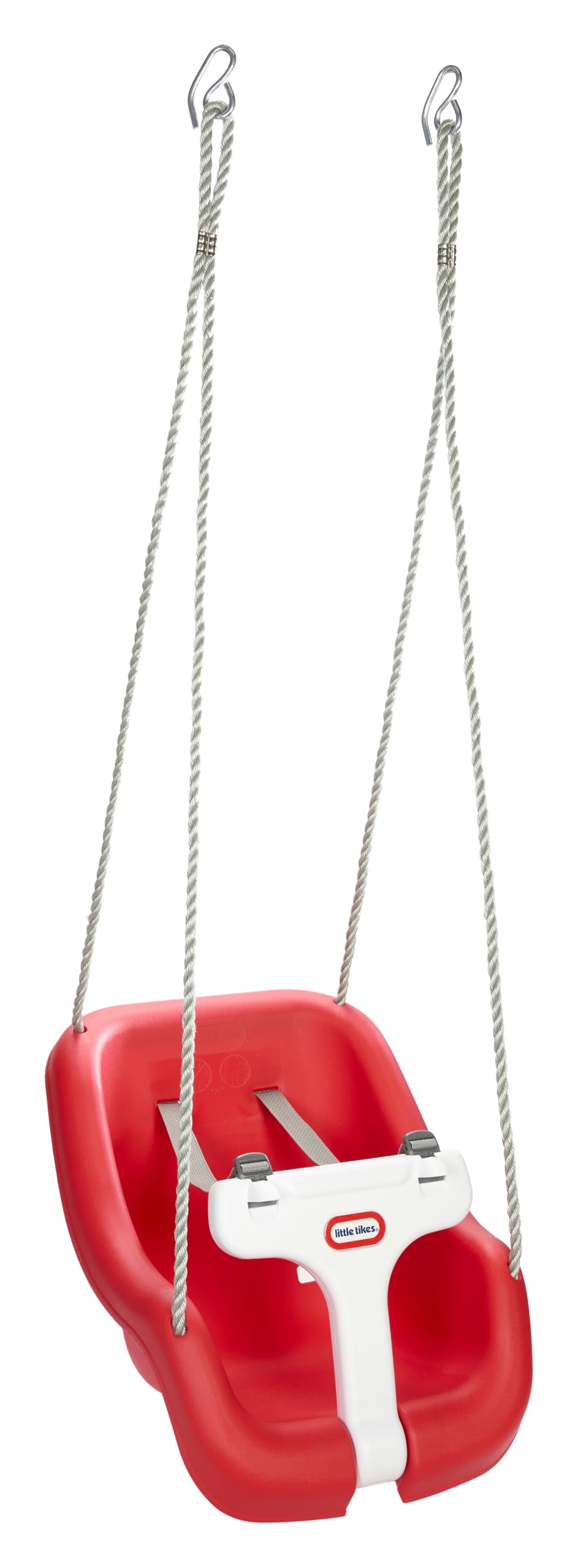 2-in-1 Snug 'n Secure Swing - Red with White Bar, Ages 9 Months to 4 Years