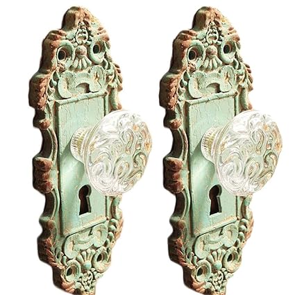 A Pair Of Door Handles European Retro Suitable For Wardrobes