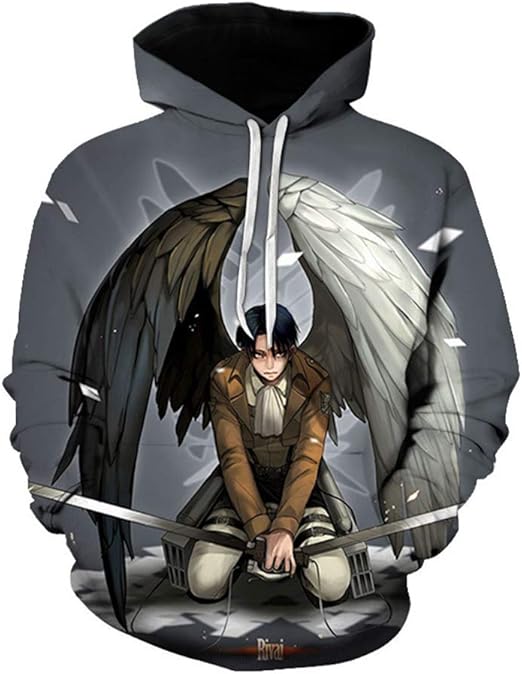 Attack on Titan Hoodie Levi·Ackerman Sweatshirt Harajuku Jacket Anime