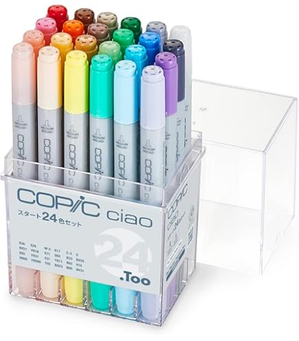 Amazon.com: Copic Markers 22075312 IB12 Ciao Markers Basic Set, 12