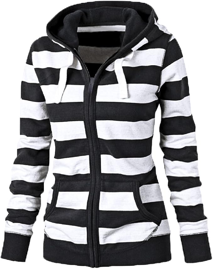 striped hoodie