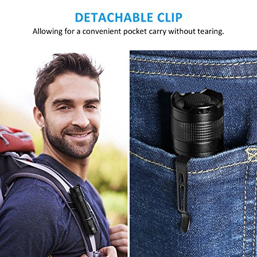 5 Rechargeable+Flashlight+BYB+Pocket+Sized+Resistant