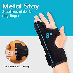 BraceAbility Ulnar Gutter Splint - Hand Support
