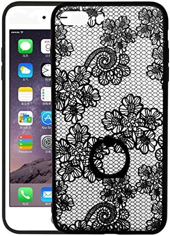 iPhone 7 Plus Finger Ring Stand case, CROSSTREE 3D Relief Sculpture Shockproof Ultra Thin TPU and Hard PC Back Case Cover With 360 Rotating Ring Grip/Stand Holder for iPhone 7Plus (Net)