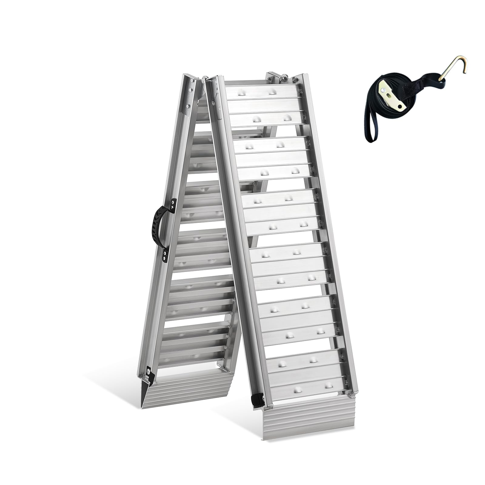 gardhom Bike Ramp, 440 LBS Capacity Aluminum Motorcycle Ramps for ...