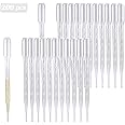 200PCS 3ml Disposable Plastic Transfer Pipettes, Calibrated Dropper Suitable for Essential Oils & Science Laboratory
