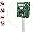 Aspectek - Effective Solar Battery Powered Ultrasonic Oudoor Pest and Animal Repeller, Pest and Animal Control Rodent, Raccoon, Deer, Birds, Cats, Dogs, Mice Repellent - Motion Activated