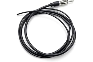 STUDIOFINIX 1.3M Marine Radio Antenna, Waterproof Dipole Hideaway FM Antenna No Drilling Easy Install for Car Boat ATV UTV, B