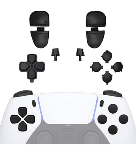 Set Membrane Conduttive In Silicone Per Controller PS5 DualSense - Ricambio Inserti Gomma