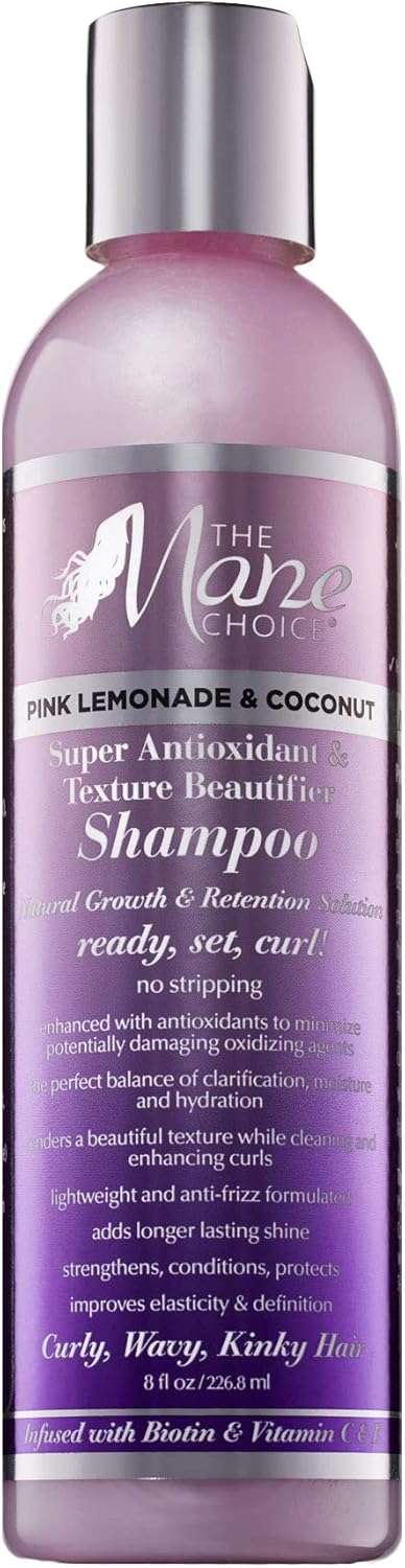 The Mane Choice Pink Lemonade & Coconut Super Antioxidant & Texture Beautifier Shampoo, 226.8 ml (Pack of 1)