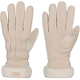 HinyBoeh Women’s Winter-Windproof-Warm-Gloves Touch-Screen Fleece-Lined Gloves Fur Cuff for Cold Weather